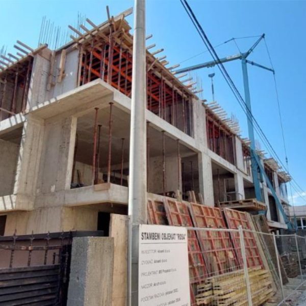 Stambeni objekat Rosa u procesu gradnje
